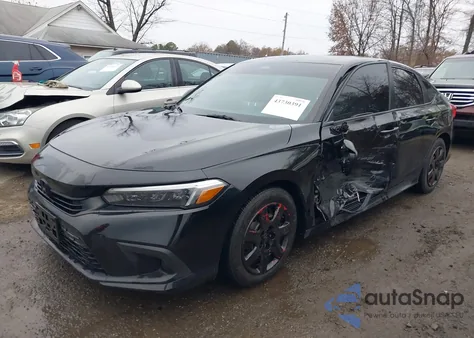 2023 Honda Civic Sport из США, поврежденный, VIN 2HGFE2F56PH520625